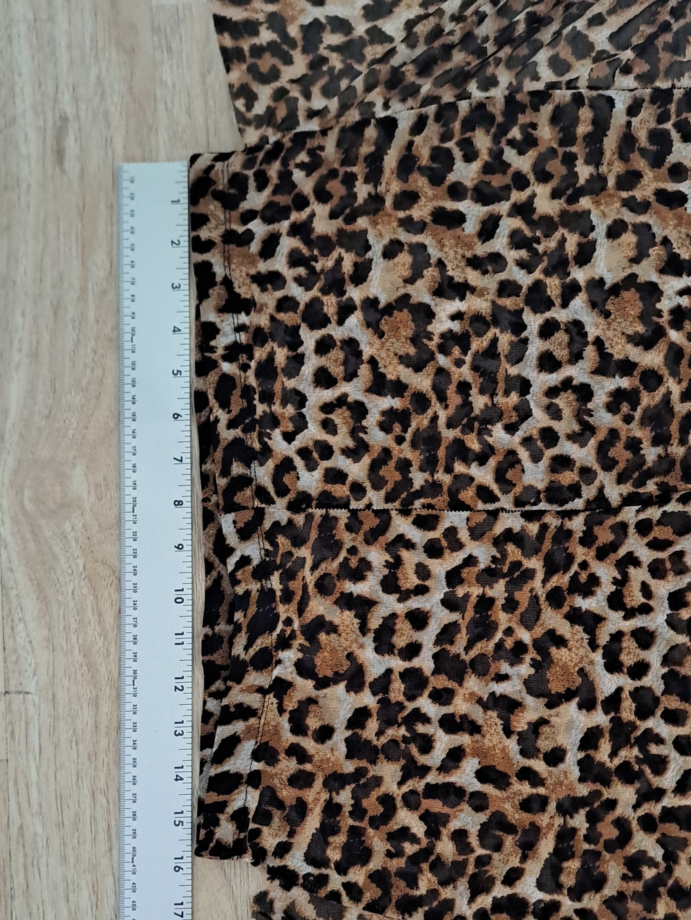 Leopard Print Flared Pants in Brown - Picture 6 of 10